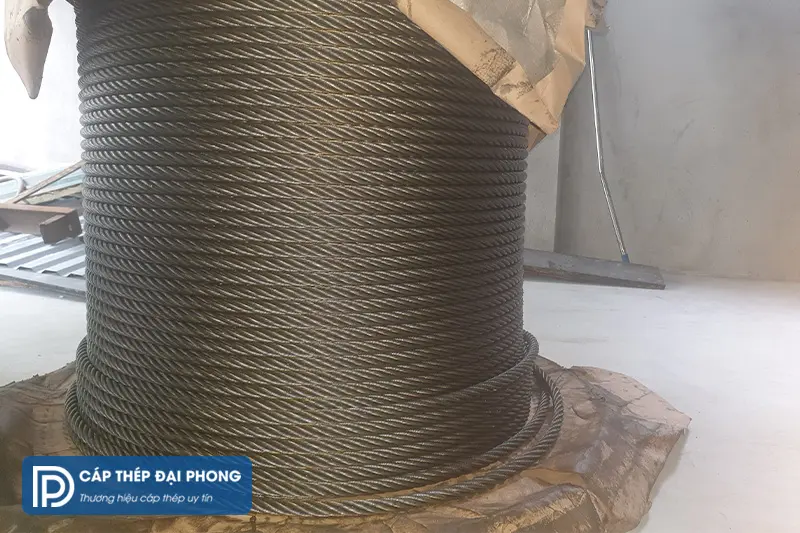 Cáp thép D20 (6X36 IWRC) nhập khẩu Hàn Quốc