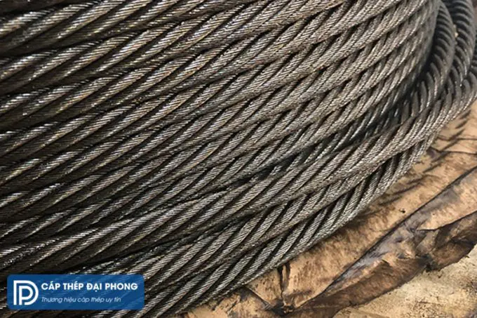 Cáp thép D14 Lõi Đay, Cấu Trúc 6x36 Giá Rẻ