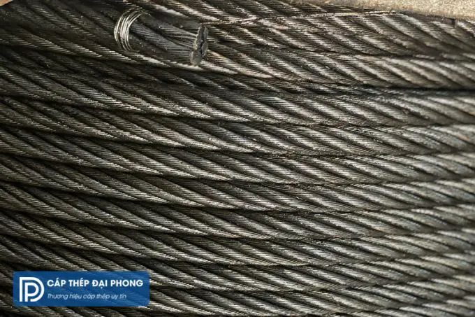 Cáp thép D22 (6X36 IWRC) nhập khẩu chính hãng - Giá tốt nhất chỉ có tại Cáp thép Đại Phong