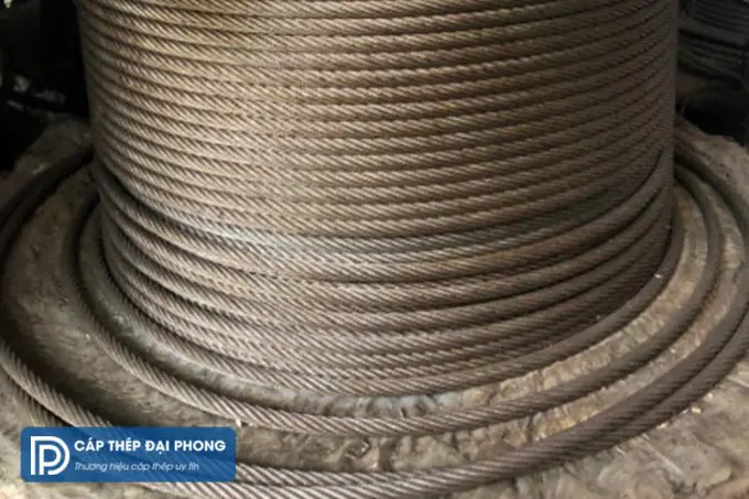 Cáp thép D36 (6X36 IWRC) nhập khẩu chính hãng - Giá tốt nhất chỉ có tại Cáp thép Đại Phong