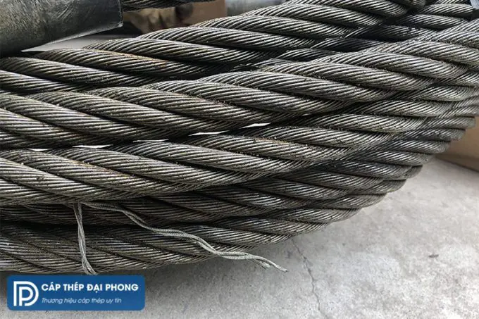Cáp thép D24 Lõi Thép, Cấu Trúc 6x37