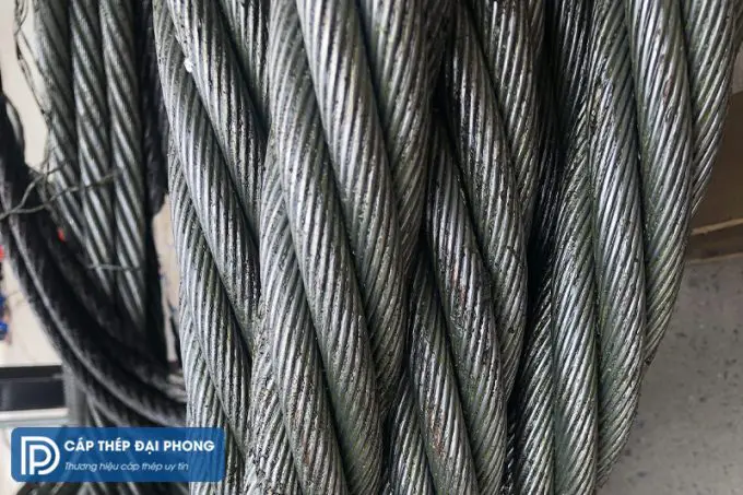Cáp thép D34 Lõi Đay, Cấu Trúc 6x36 Giá Rẻ - Gọi Ngay: 0915.23.9669