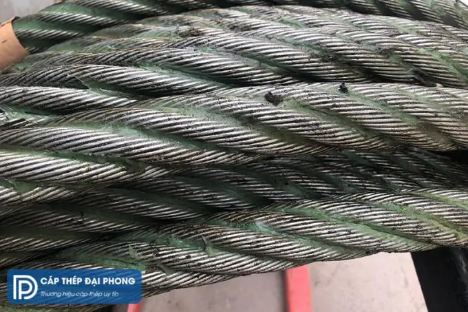 Cáp thép D36 Lõi Đay, Cấu Trúc 6x36 Giá Rẻ - Gọi Ngay: 0915.23.9669